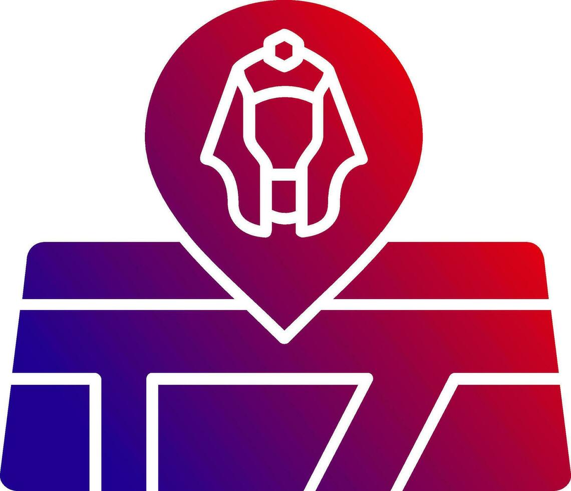 Location Solid Gradient Icon 36994598 Vector Art at Vecteezy