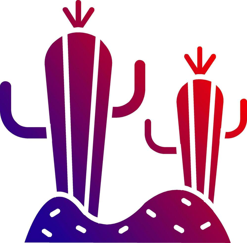 Cactus Solid Gradient Icon 36994611 Vector Art at Vecteezy