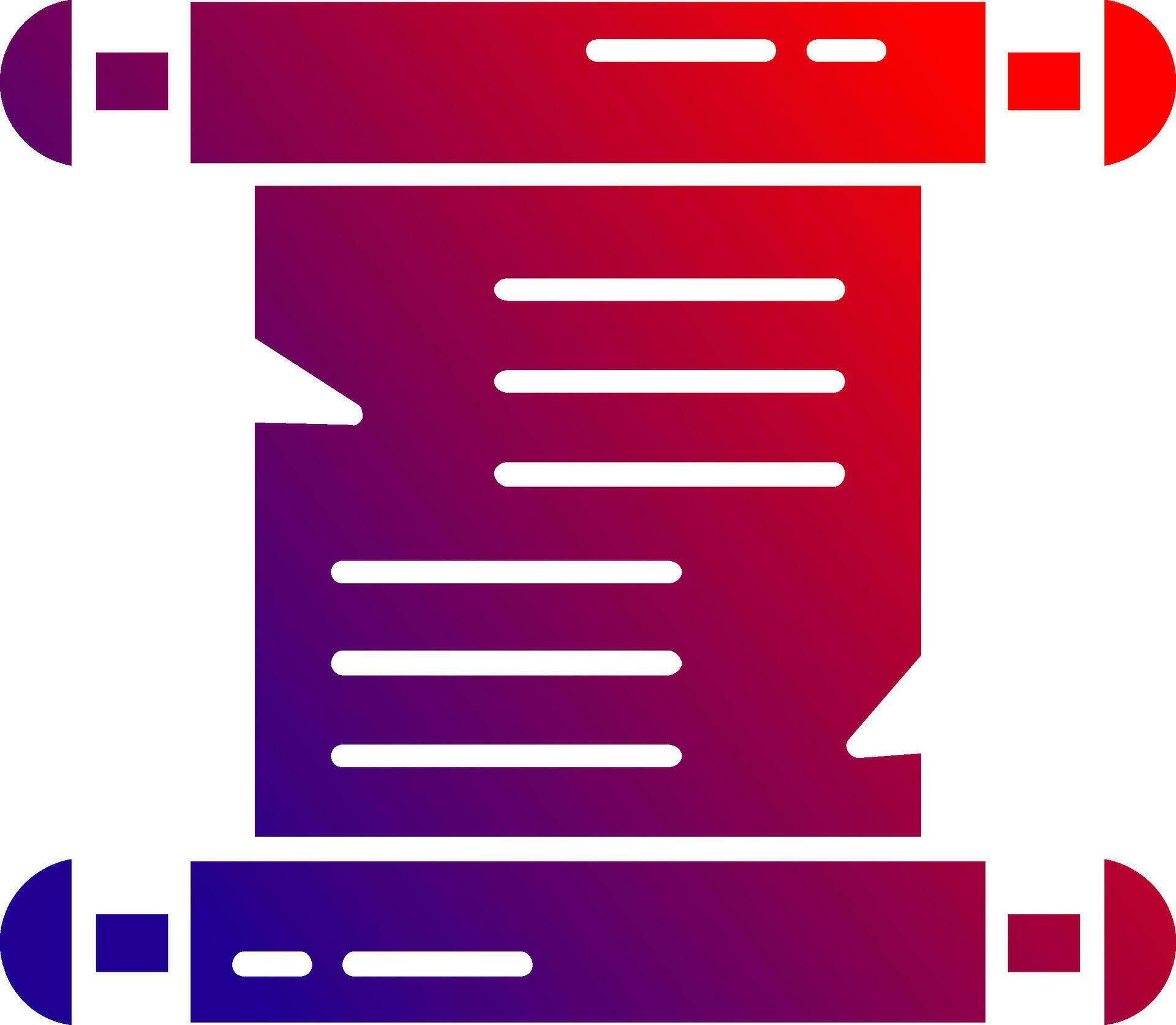 Papyrus Solid Gradient Icon 36994638 Vector Art at Vecteezy