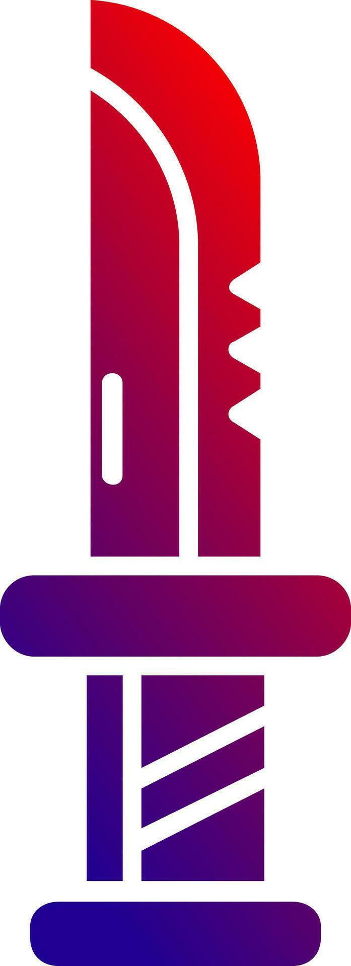 Dagger Solid Gradient Icon 36994665 Vector Art at Vecteezy
