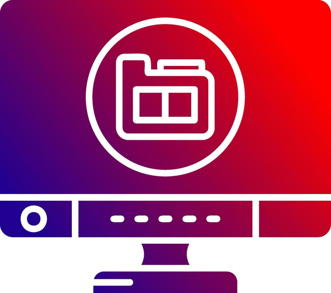 Folder Solid Gradient Icon 36994799 Vector Art at Vecteezy