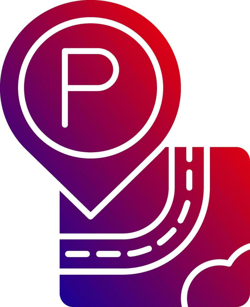 Parking Solid Gradient Icon 36994887 Vector Art at Vecteezy