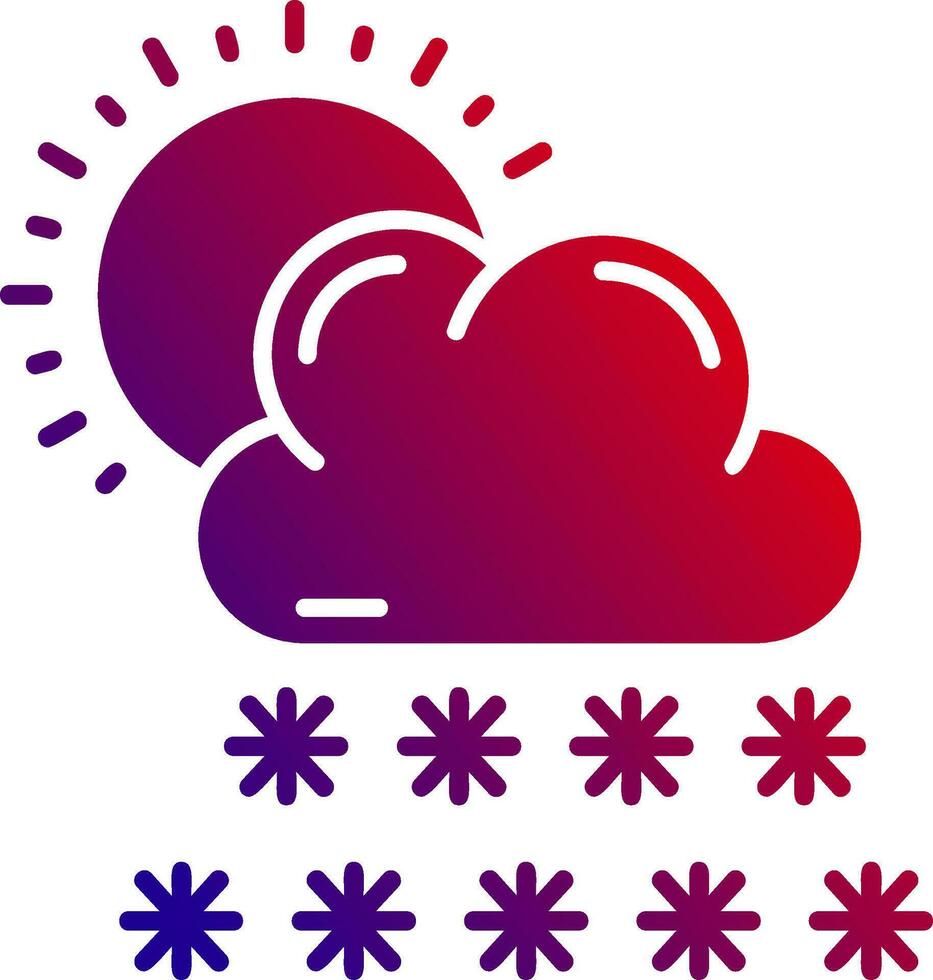Snow Solid Gradient Icon 36995008 Vector Art at Vecteezy