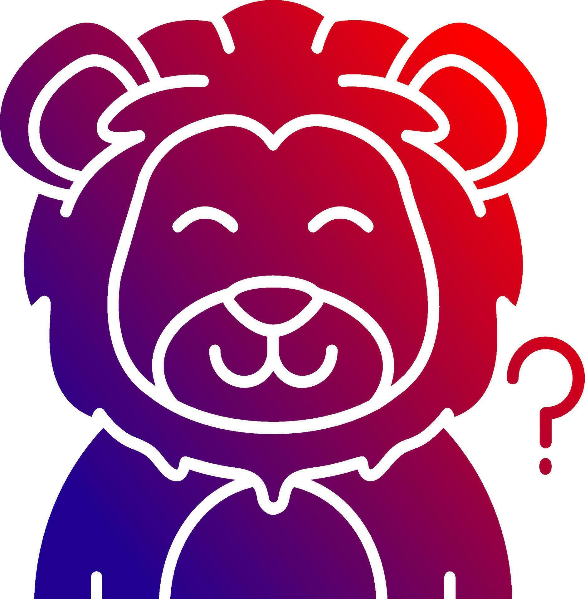 Thinking Solid Gradient Icon 36995039 Vector Art at Vecteezy