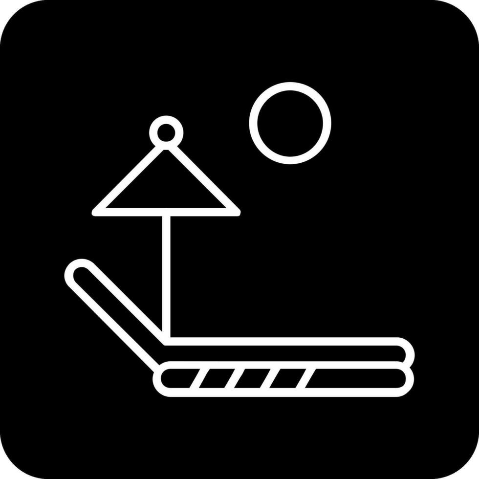 Sunbed Vector Icon