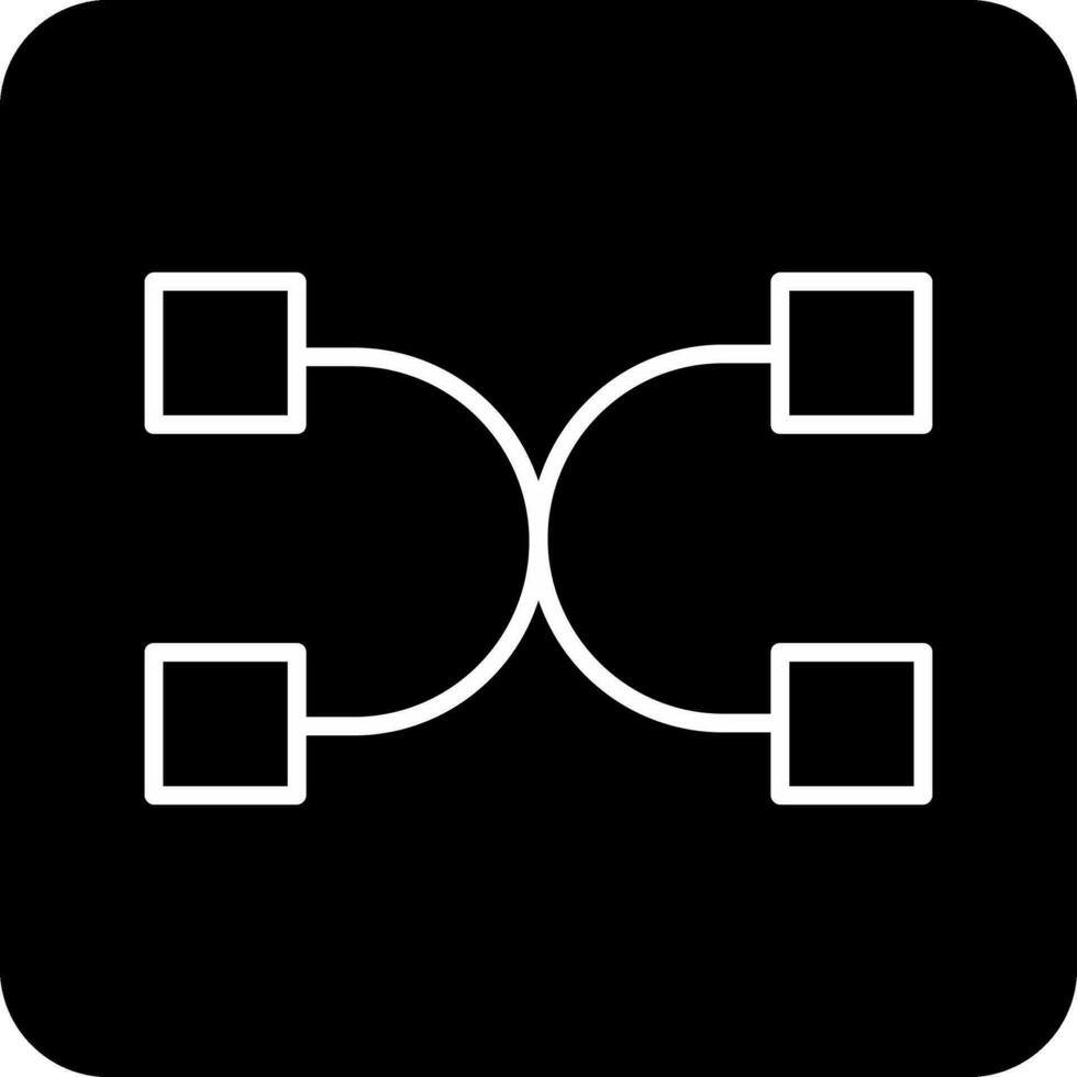 Many To Many Vector Icon