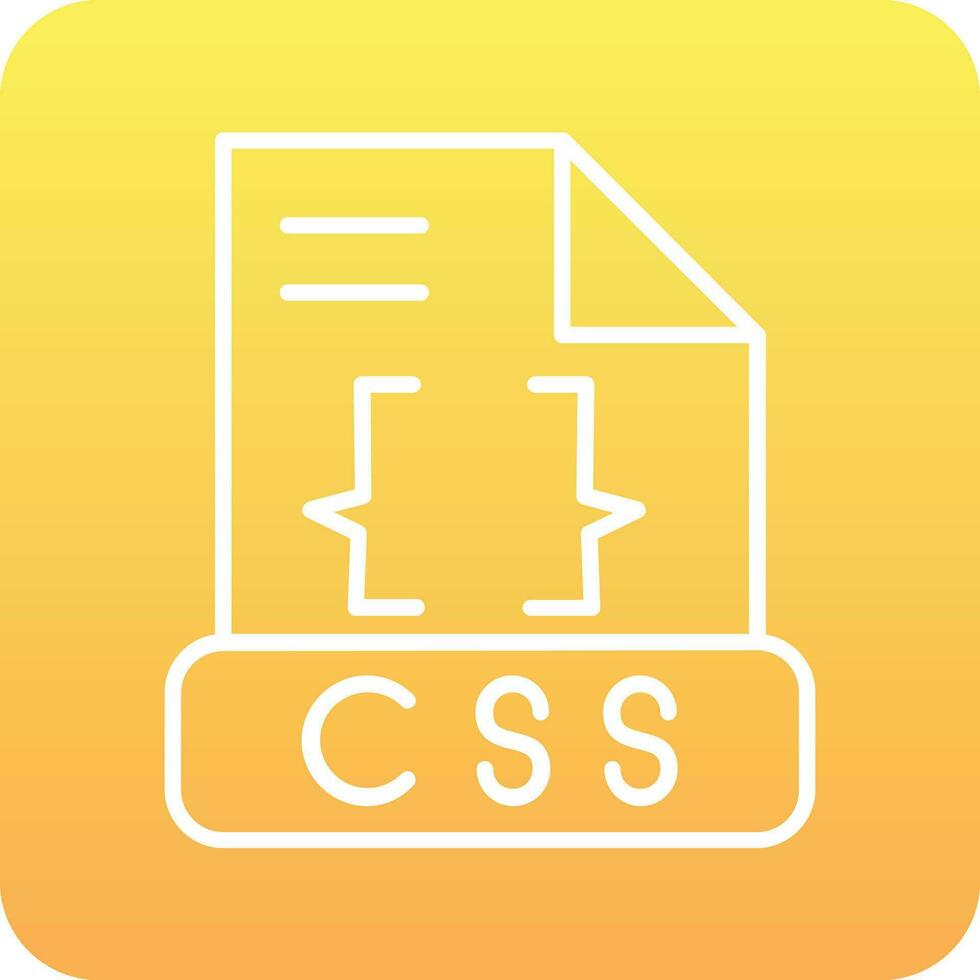 icono de vector de css