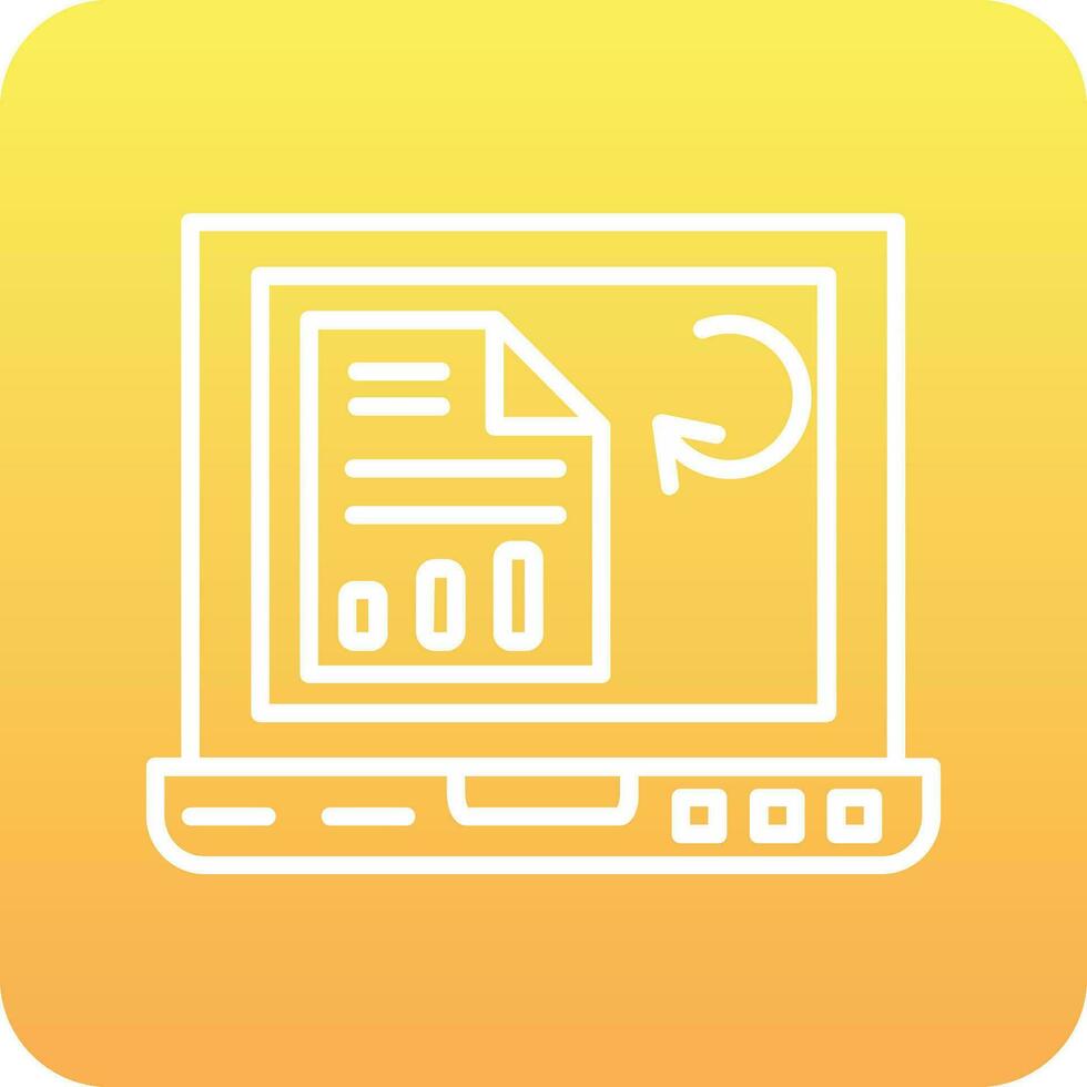 Refresh Data Vector Icon