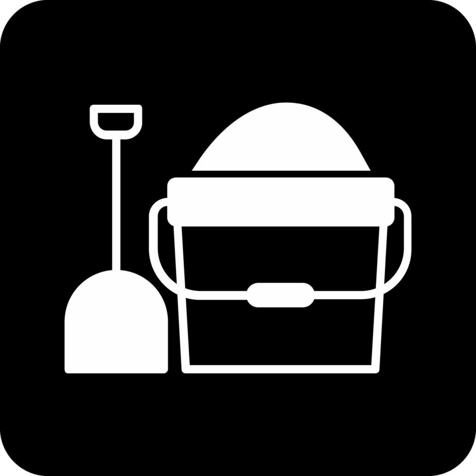 Sand bucket Vector Icon