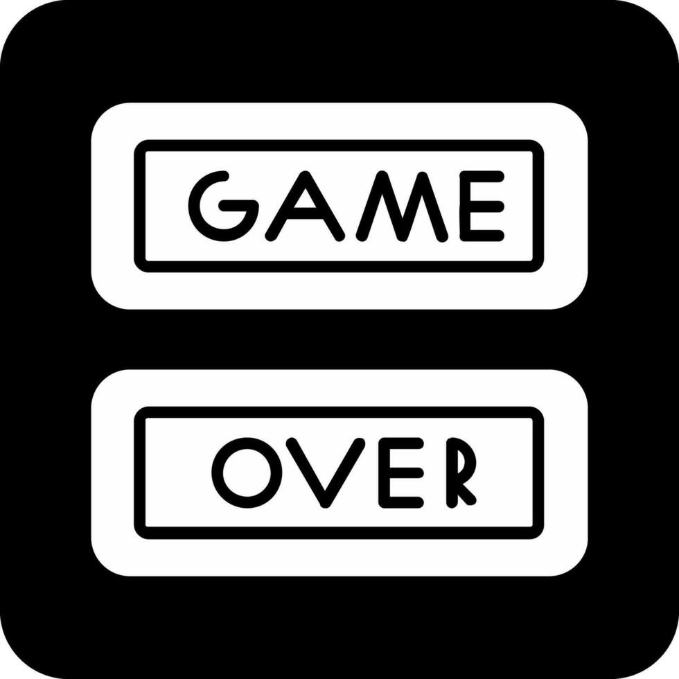 Game over Vector Icon