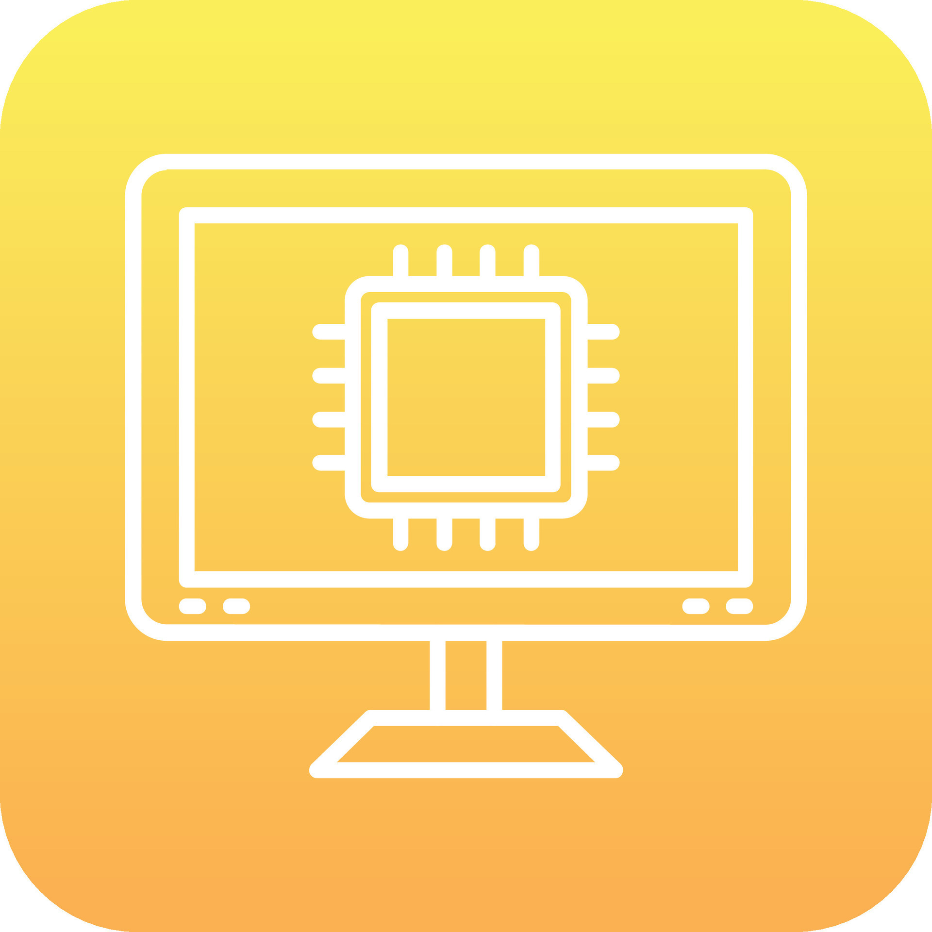 Processor Vector Icon 36996458 Vector Art at Vecteezy