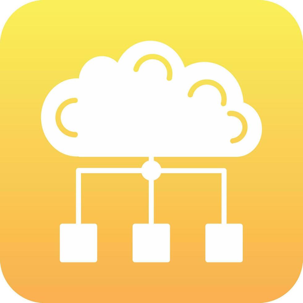 nube propiedades vector icono