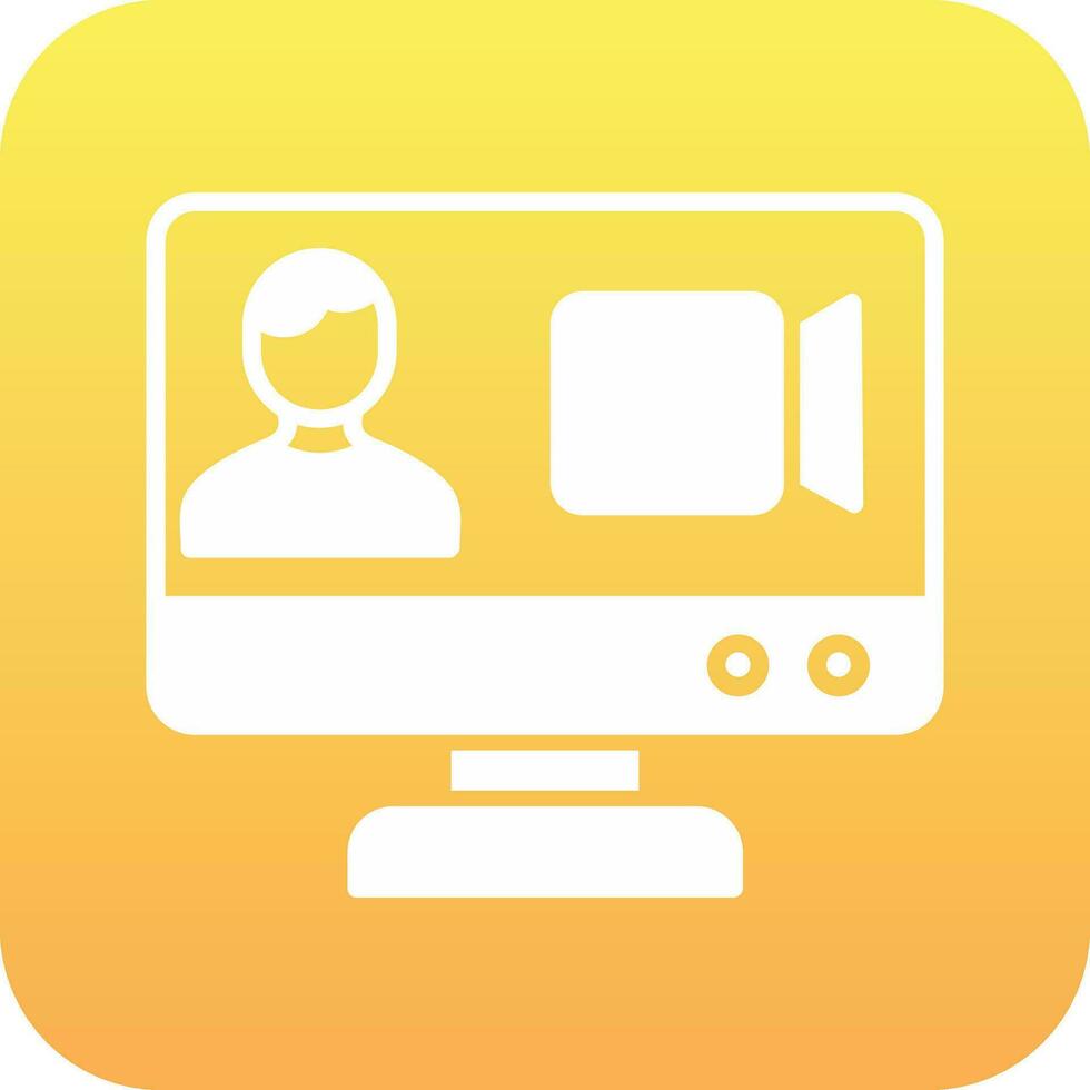 Video Call Vector Icon