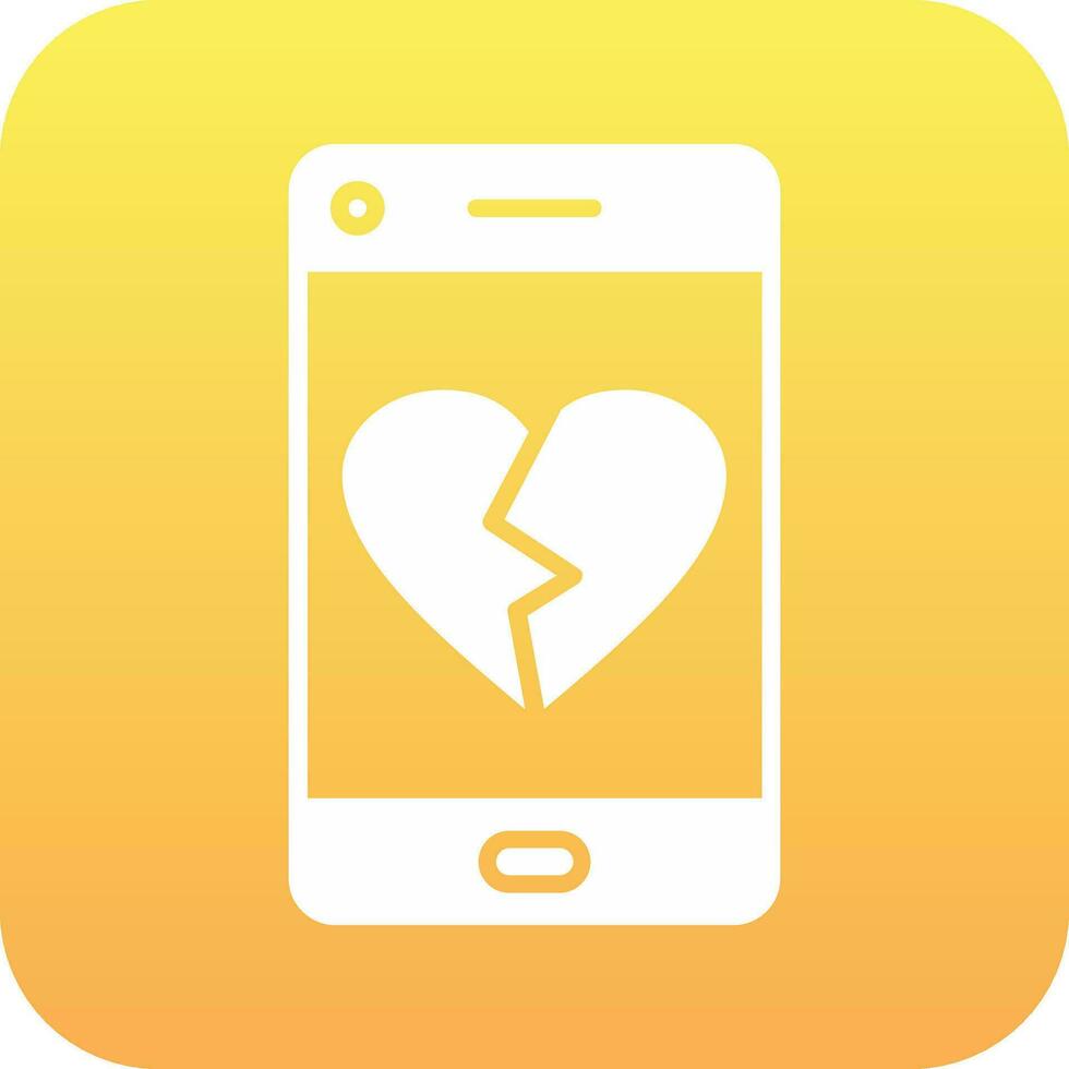 Heart Break Vector Icon