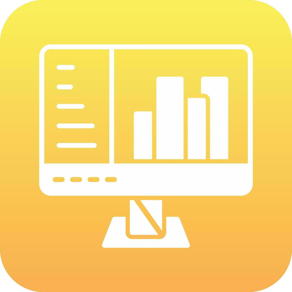 Bar Chart Vector Icon