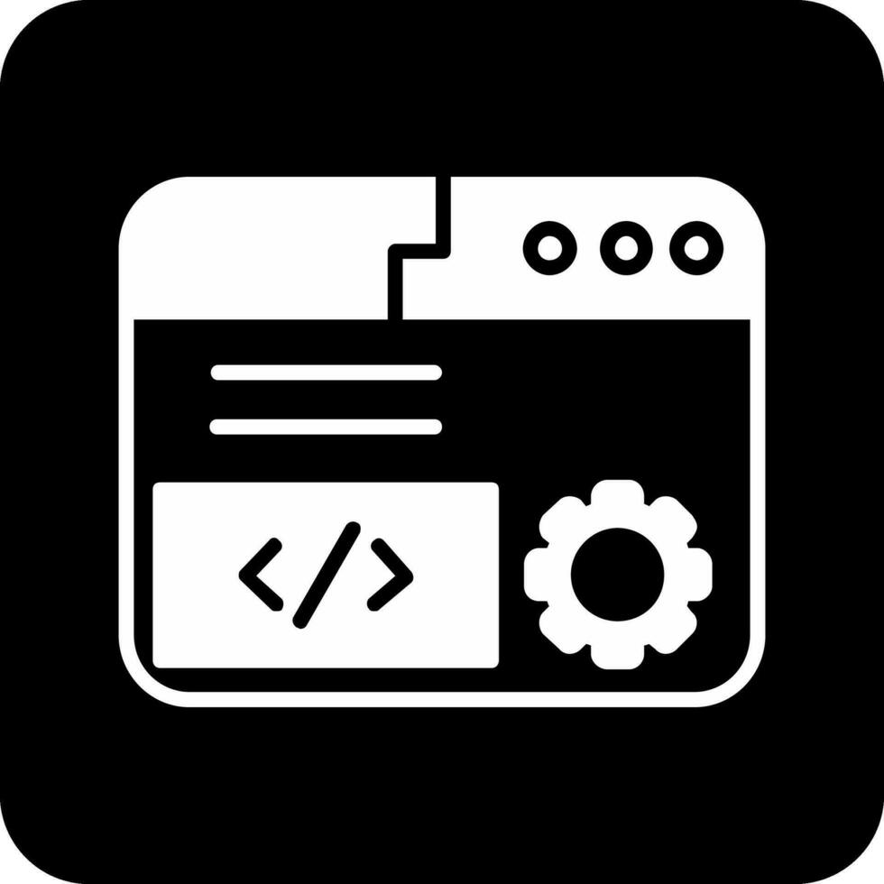 icono de vector de codificación