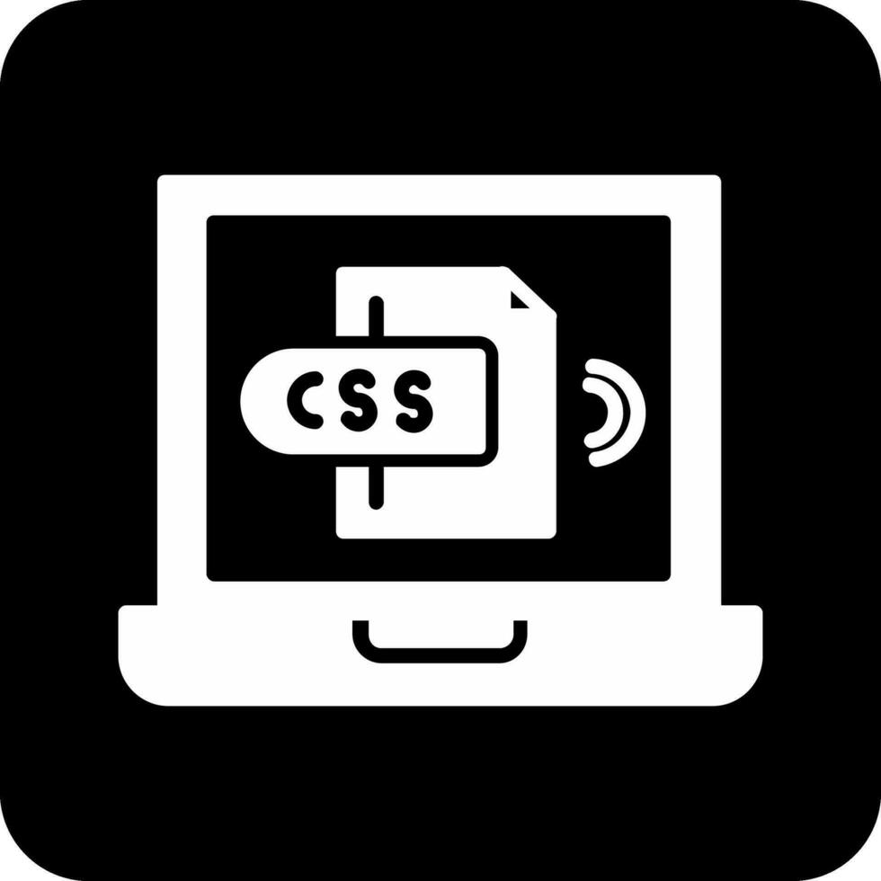 icono de vector de css