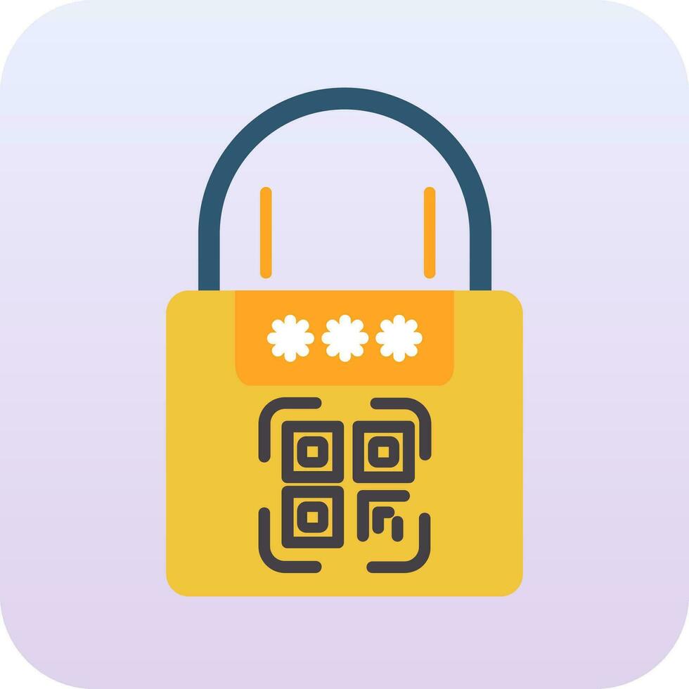 Smart Padlock Vector Icon