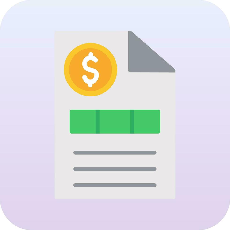 Invoice Vector Icon
