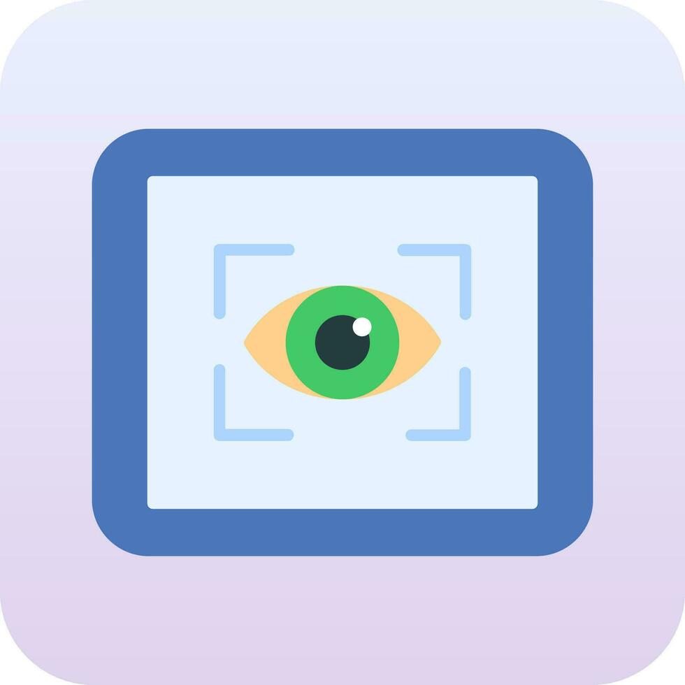 Eye Scanner Vector Icon