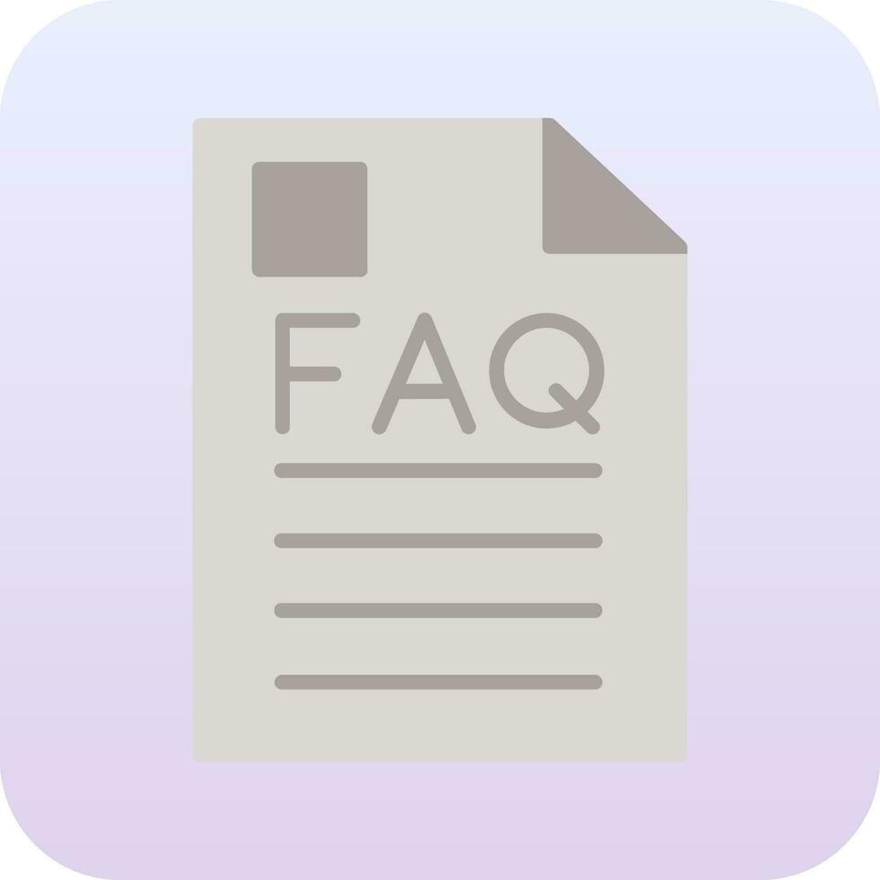 Faq Vector Icon