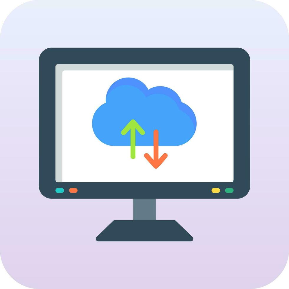 Cloud Computing Vector Icon