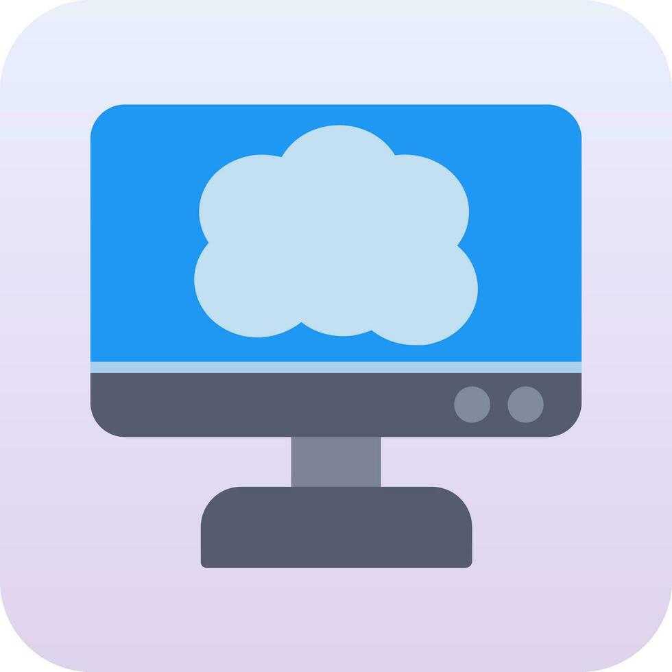 Cloud Computing Vector Icon