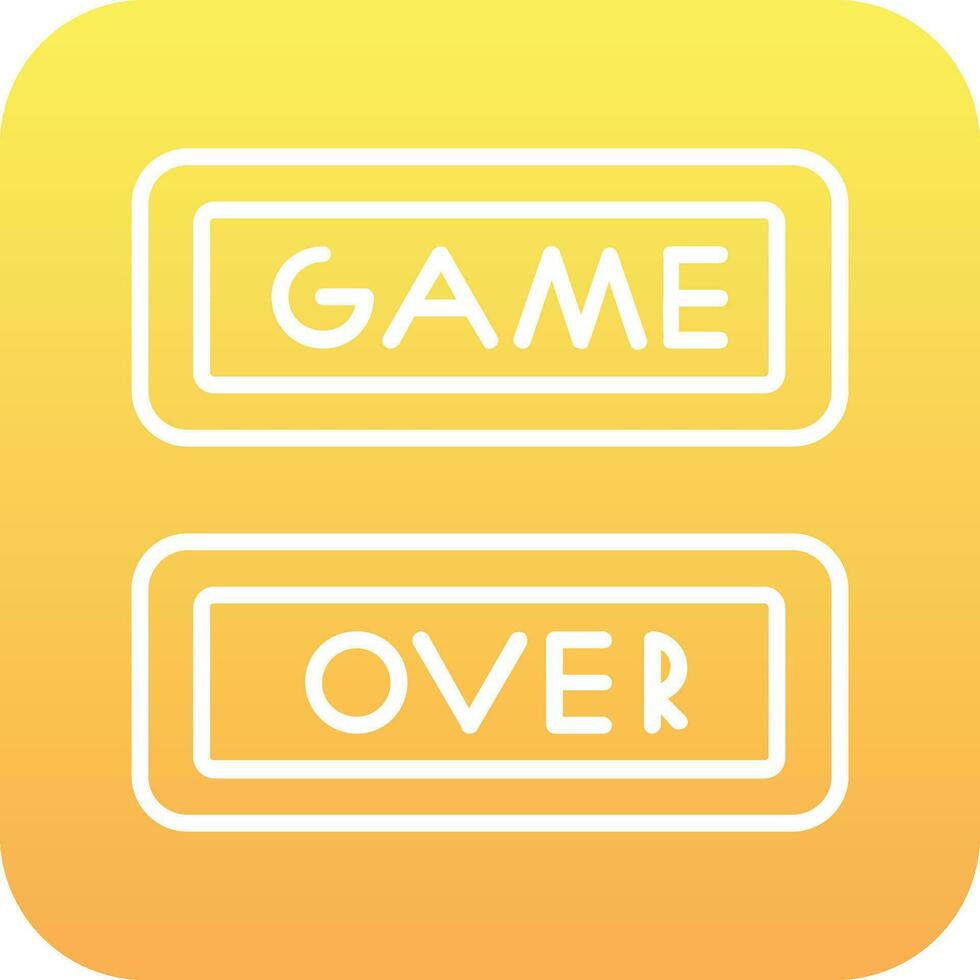 Game over Vector Icon