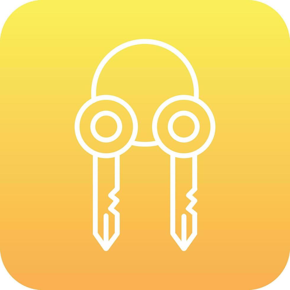 Surrogate Key Vector Icon
