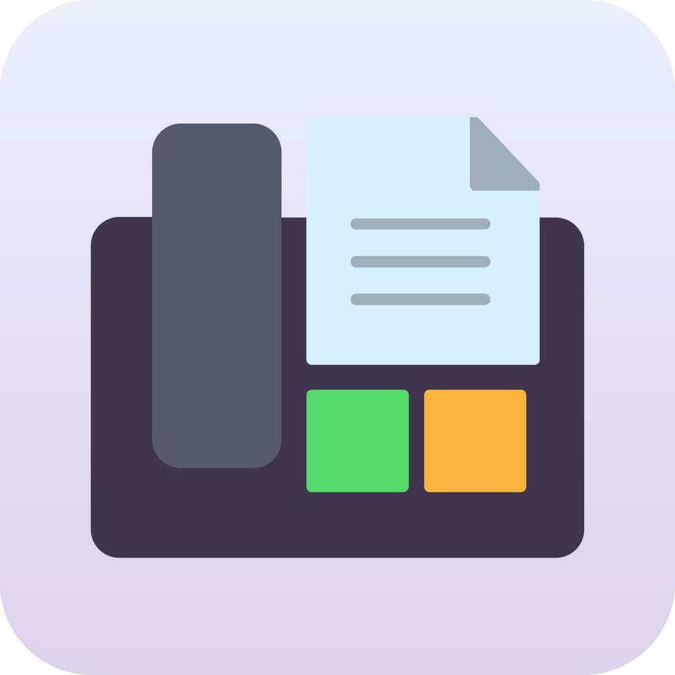 Fax Machine Vector Icon