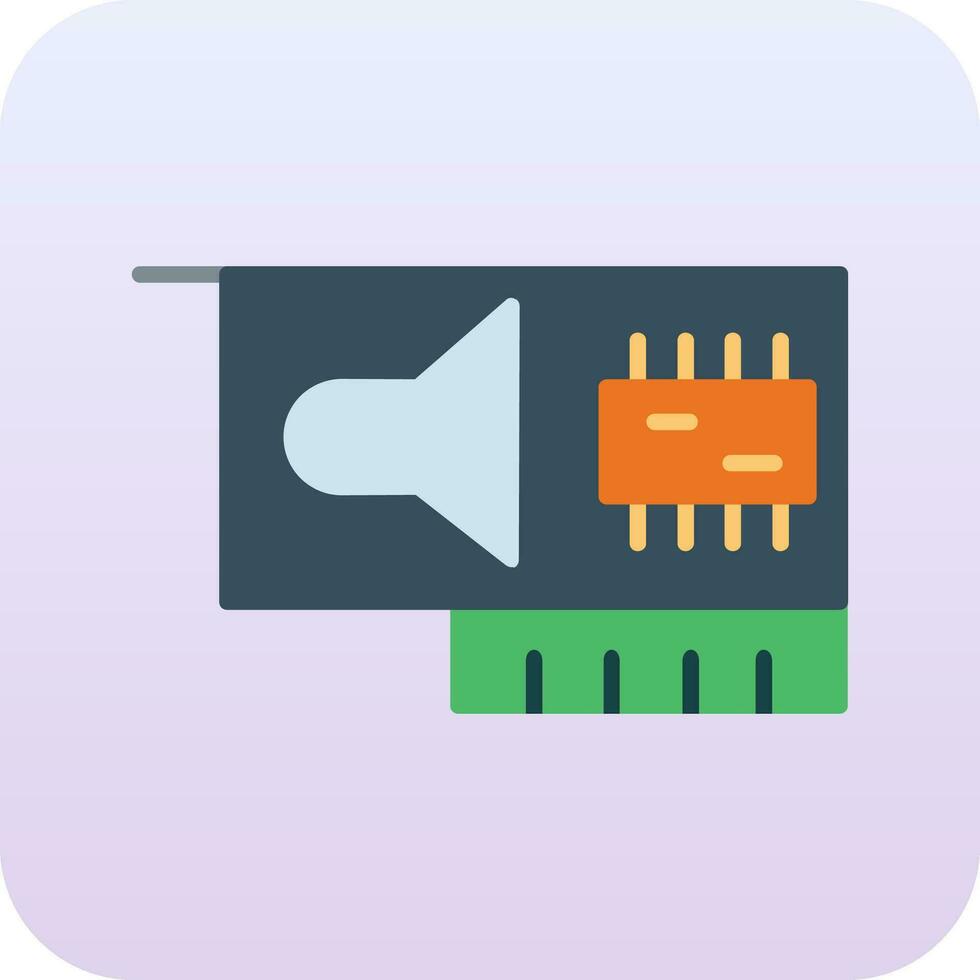 Sound Card Vector Icon