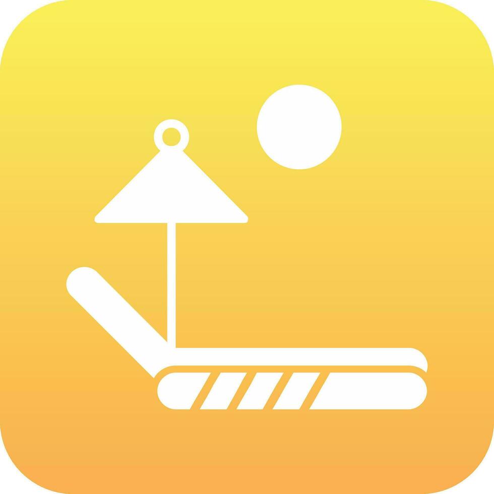 Sunbed Vector Icon