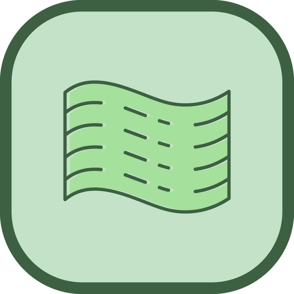 Haze Line filled sliped Icon vector