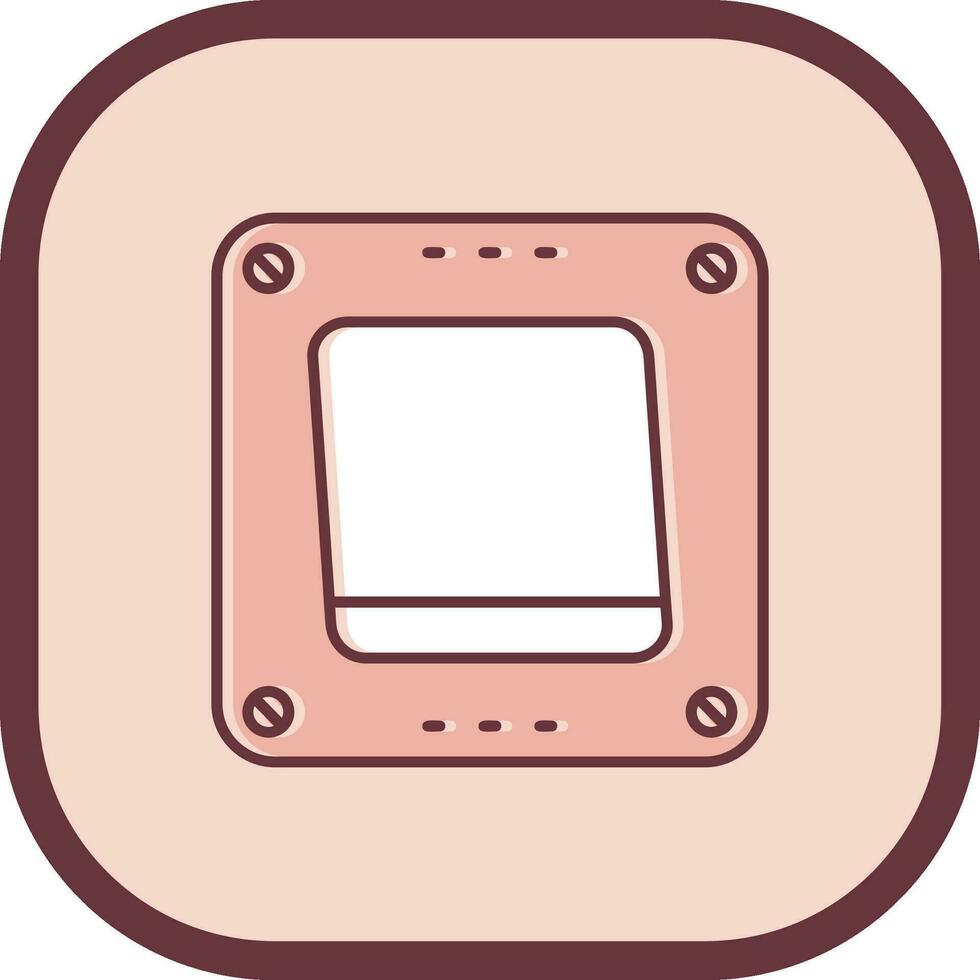 Swtich Line filled sliped Icon vector