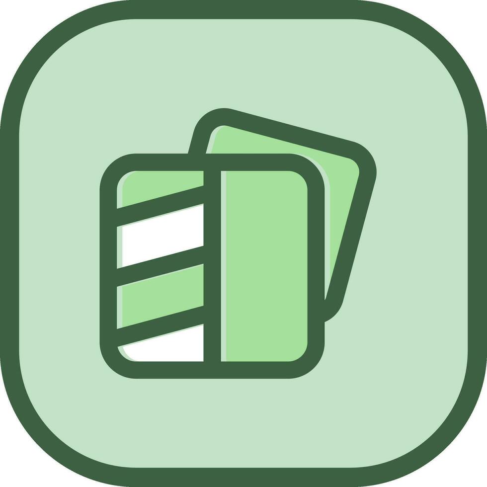 Transparent Line filled sliped Icon vector