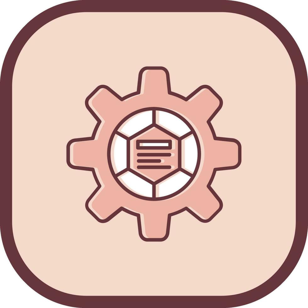 Infographic elements Line filled sliped Icon vector