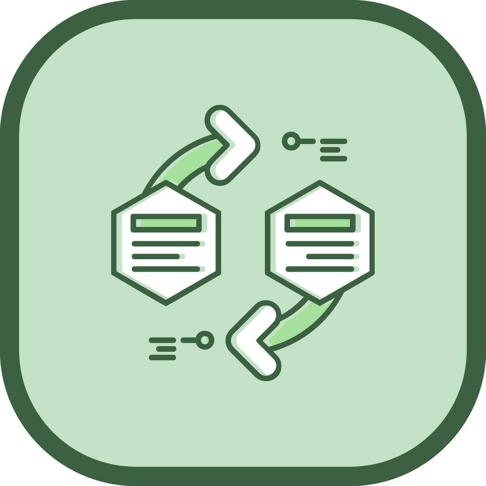 Infographic elements Line filled sliped Icon vector