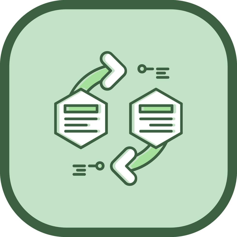 Infographic elements Line filled sliped Icon vector