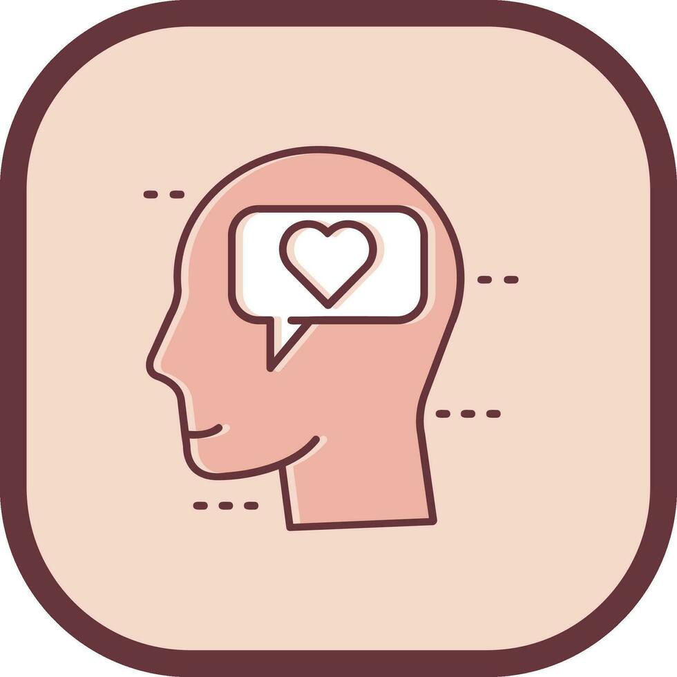 Dialog Line filled sliped Icon vector