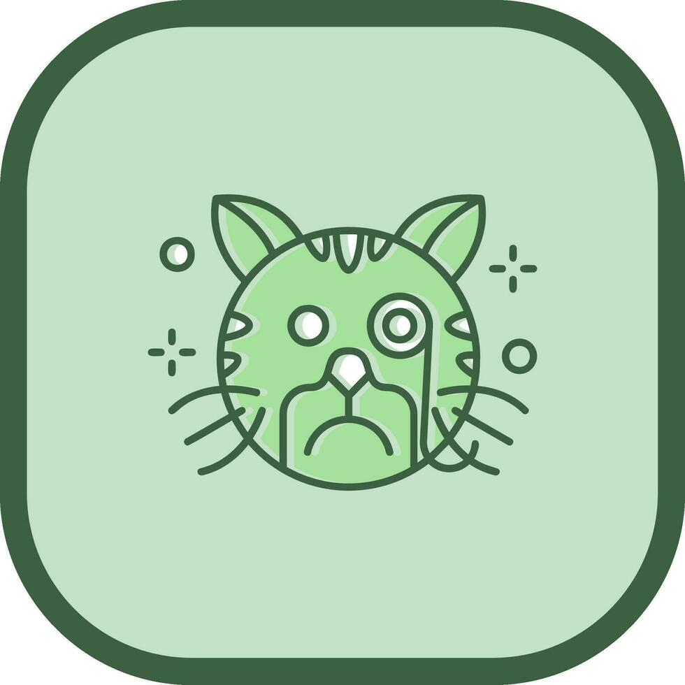 Detective Line filled sliped Icon vector