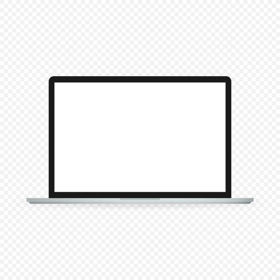 Laptop isolated vector. Gadget illustration vector. Modern computer, laptop, smartphone on a white background vector