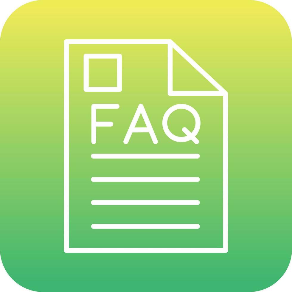 Faq Vector Icon