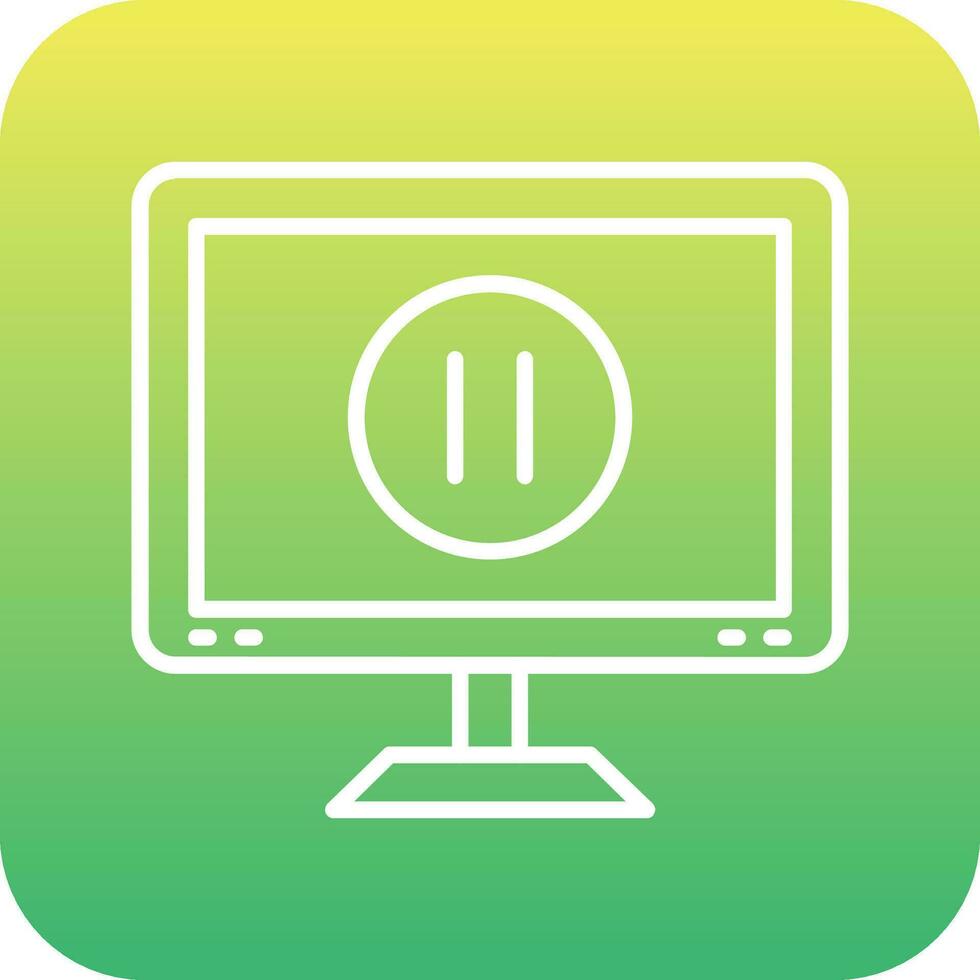 Pause Button Vector Icon