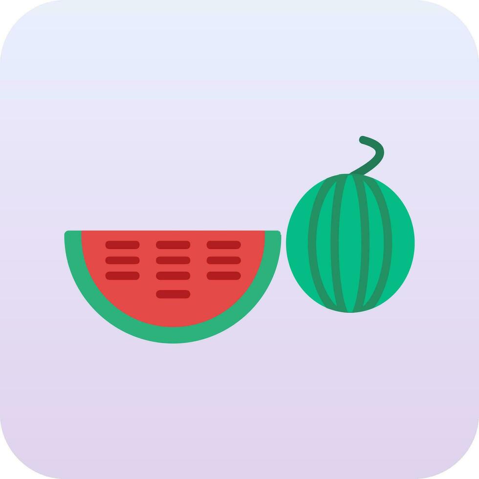 icono de vector de melón de agua