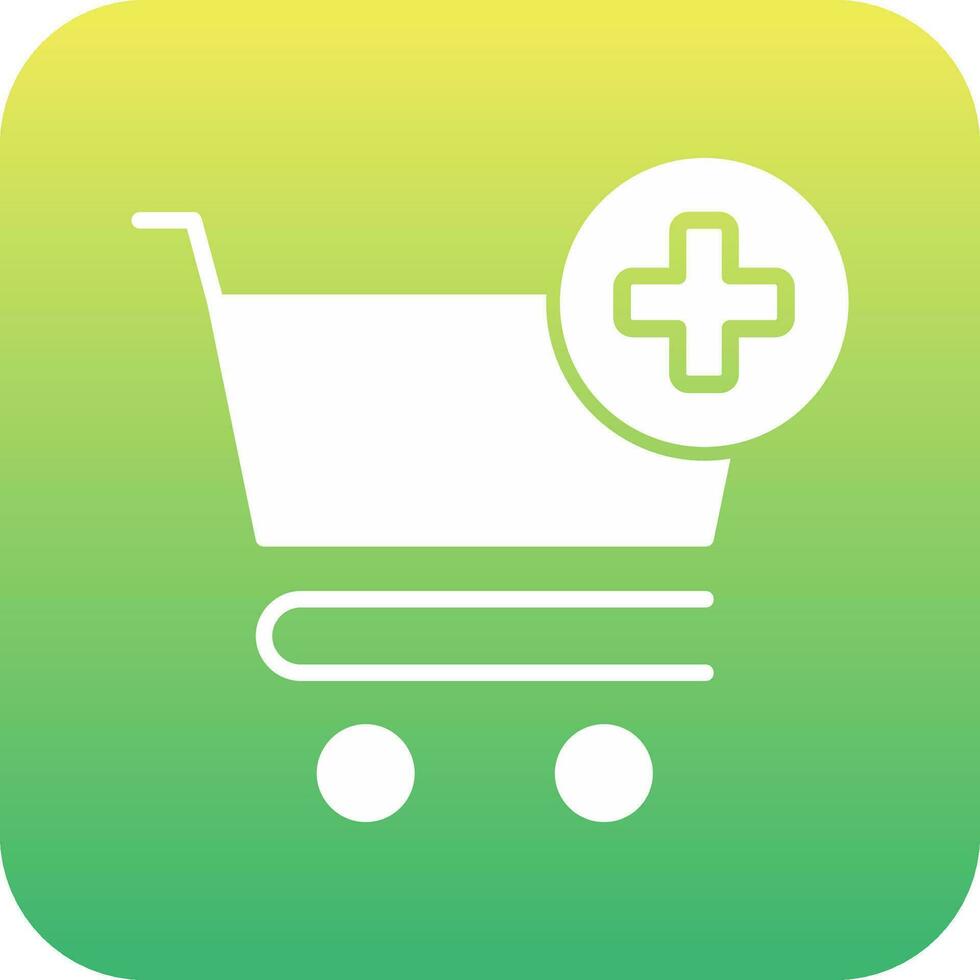 icono de vector de carrito de compras