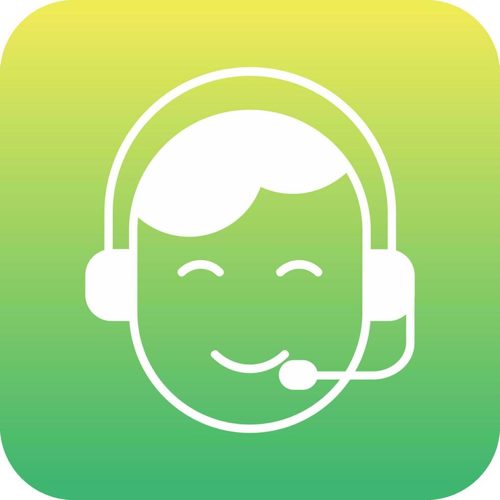 Customer Service Agent Vector Icon