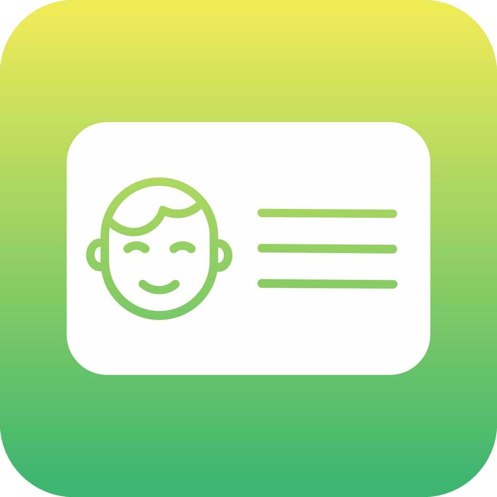 Business Card Vector Icon