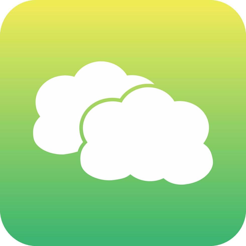 icono de vector de nube