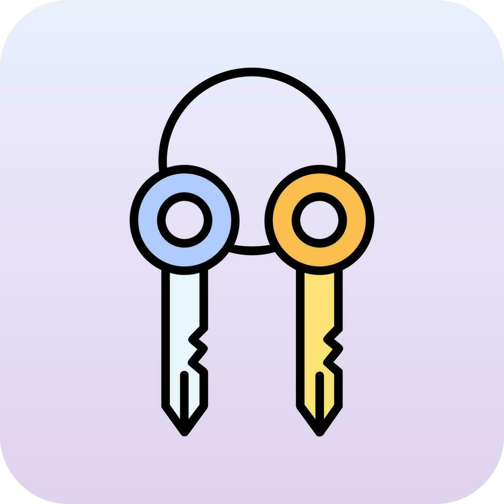 Surrogate Key Vector Icon
