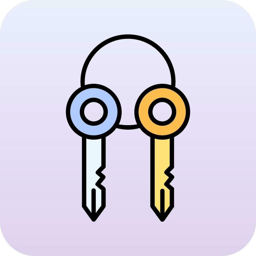 Surrogate Key Vector Icon